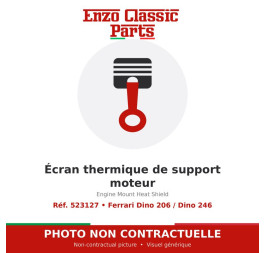 Ferrari Dino 206 / Dino 246 - Écran thermique de support moteur - Réf. 523127
