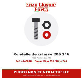 Ferrari Dino 206 / Dino 246 - Rondelle de culasse 206 246 - Réf. 4146618