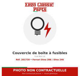Ferrari Dino 206 / Dino 246 - Couvercle de boîte à fusibles - Réf. 201730