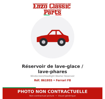 Ferrari F8 - Réservoir de lave-glace / lave-phares - Réf. 861955