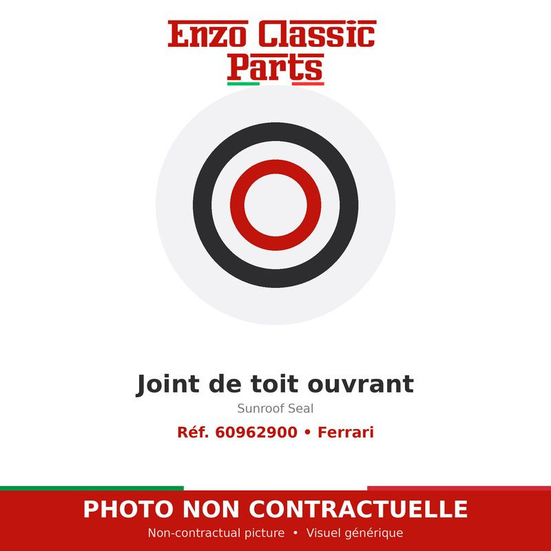 Ferrari - Sunroof Seal - Ref. 60962900