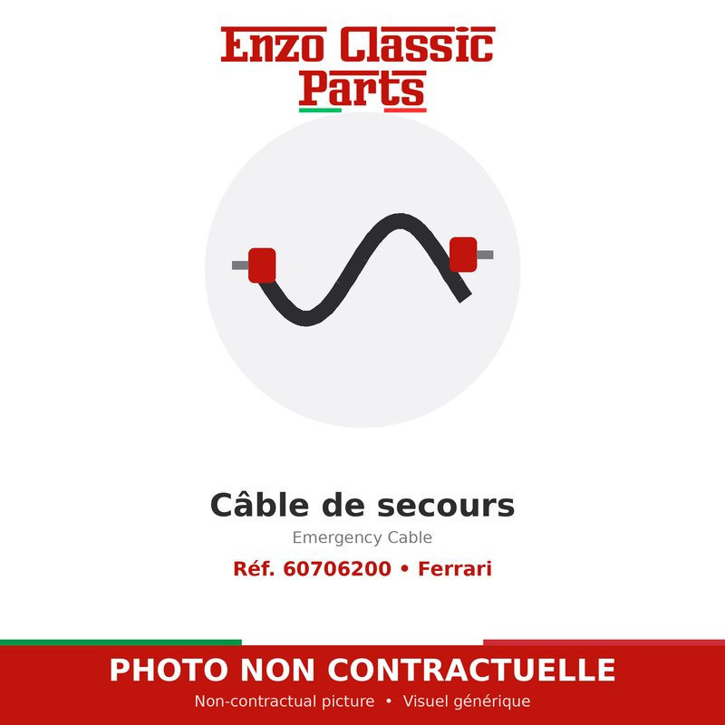 Ferrari - Emergency Cable - Ref. 60706200
