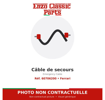 Ferrari - Emergency Cable - Ref. 60706200