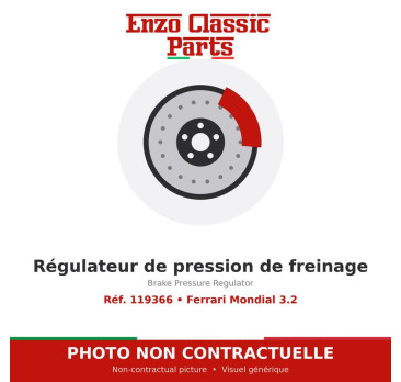 Ferrari Mondial 3.2 - Brake Pressure Regulator - Ref. 119366