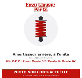 Ferrari Mondial 3.2 / Mondial 8 / Mondial QV - Rear Shock Absorber, each - Ref. 114335