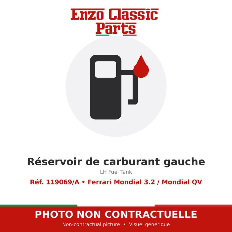 Ferrari Mondial 3.2 / Mondial QV - LH Fuel Tank - Ref. 119069/A