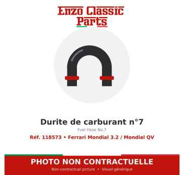 Ferrari Mondial 3.2 / Mondial QV - Fuel Hose No.7 - Ref. 118573