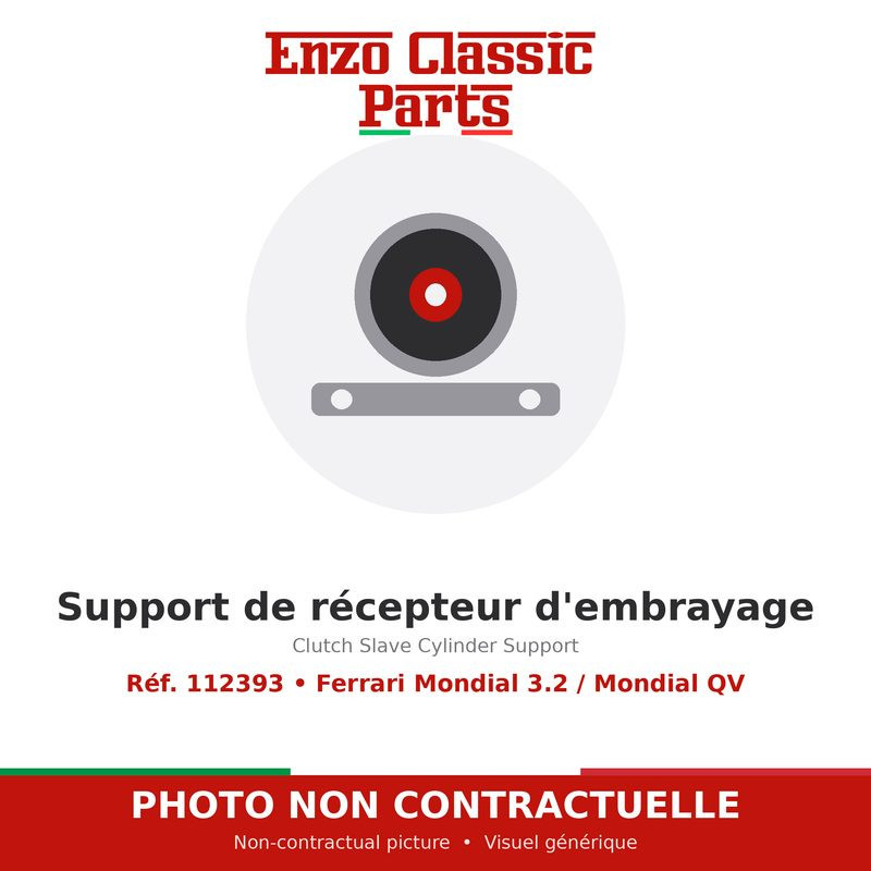 Ferrari Mondial 3.2 / Mondial QV - Support de récepteur d'embrayage - Réf. 112393