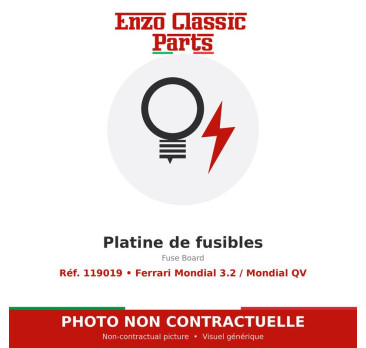 Ferrari Mondial 3.2 / Mondial QV - Fuse Board - Ref. 119019
