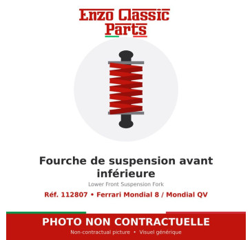 Ferrari Mondial 8 / Mondial QV - Lower Front Suspension Fork - Ref. 112807