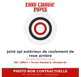 Ferrari Mondial 8 / Mondial QV - Joint spi extérieur de roulement de roue arrière - Réf. 108047
