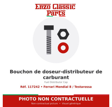 Ferrari Mondial 8 / Testarossa - Bouchon de doseur-distributeur de carburant - Réf. 117242