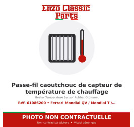 Ferrari Mondial QV / Mondial T / Testarossa - Passe-fil caoutchouc de capteur de température de chauffage - Réf. 61086200