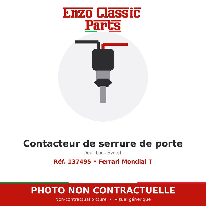 Ferrari Mondial T - Door Lock Switch - Ref. 137495