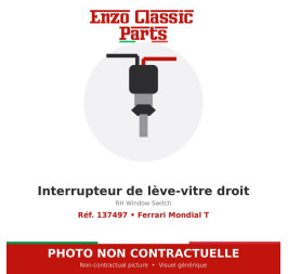 Ferrari Mondial T - Interrupteur de lève-vitre droit - Réf. 137497