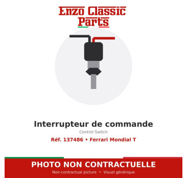 Ferrari Mondial T - Interrupteur de commande - Réf. 137486