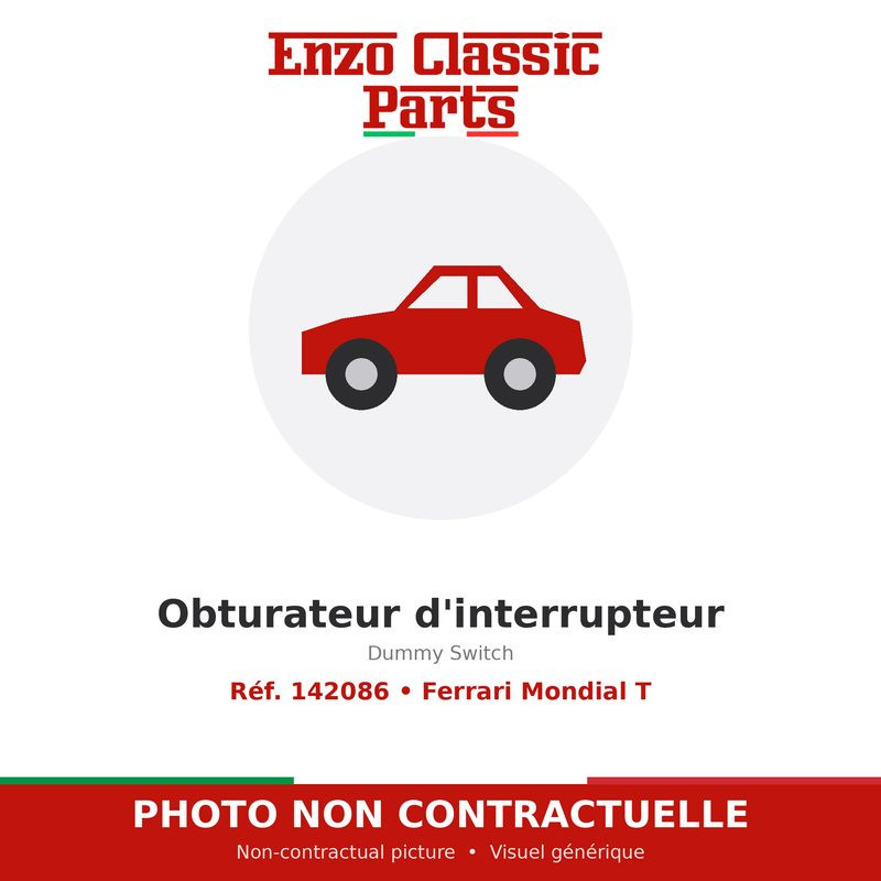 Ferrari Mondial T - Obturateur d'interrupteur - Réf. 142086