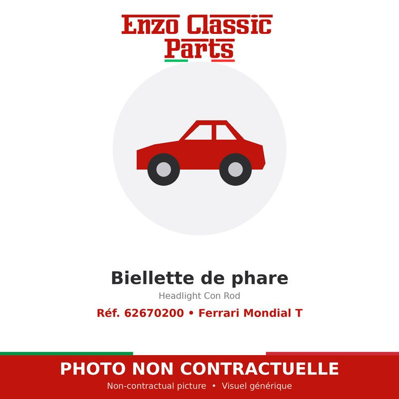 Ferrari Mondial T - Biellette de phare - Réf. 62670200