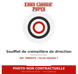 Ferrari Mondial T - Soufflet de crémaillère de direction - Réf. 70000575