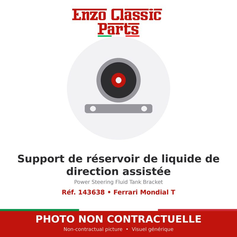 Ferrari Mondial T - Support de réservoir de liquide de direction assistée - Réf. 143638