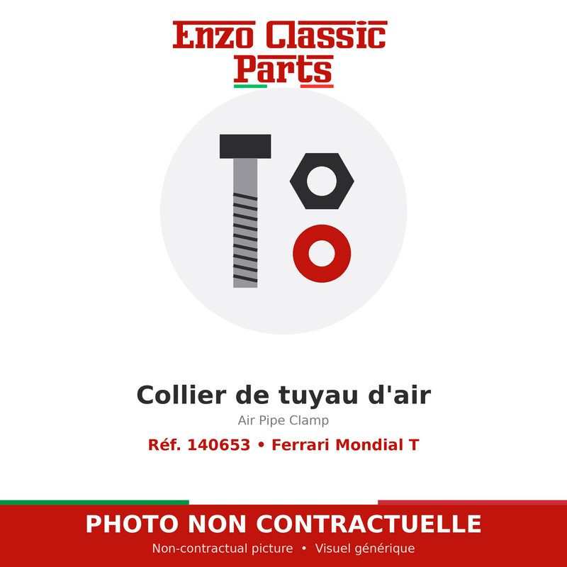 Ferrari Mondial T - Air Pipe Clamp - Ref. 140653