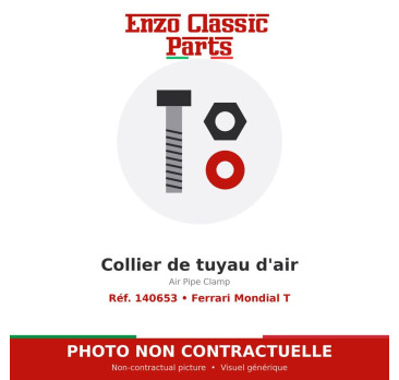 Ferrari Mondial T - Air Pipe Clamp - Ref. 140653