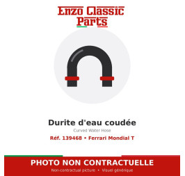 Ferrari Mondial T - Curved Water Hose - Ref. 139468