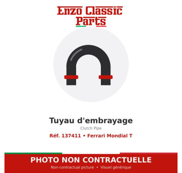 Ferrari Mondial T - Clutch Pipe - Ref. 137411