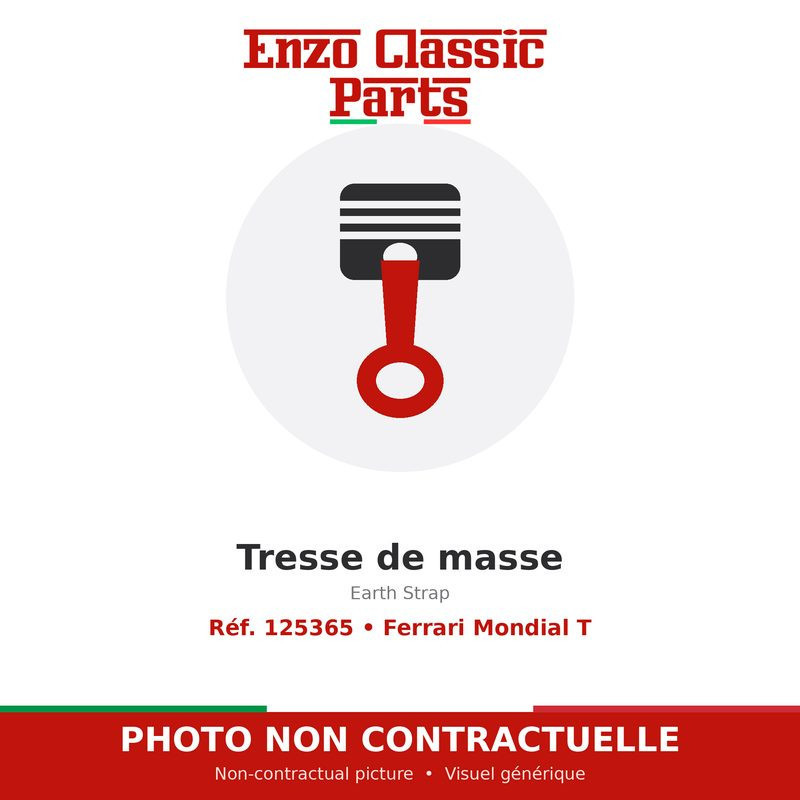 Ferrari Mondial T - Tresse de masse - Réf. 125365