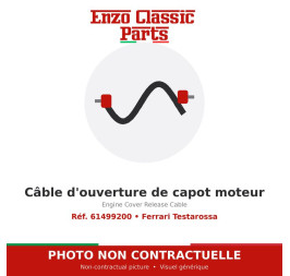 Ferrari Testarossa - Engine Cover Release Cable - Ref. 61499200