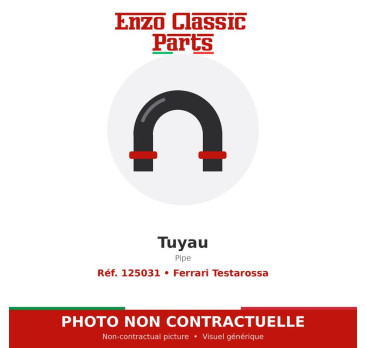 Ferrari Testarossa - Tuyau - Réf. 125031