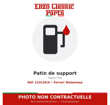 Ferrari Testarossa - Support Pad - Ref. 123134/A