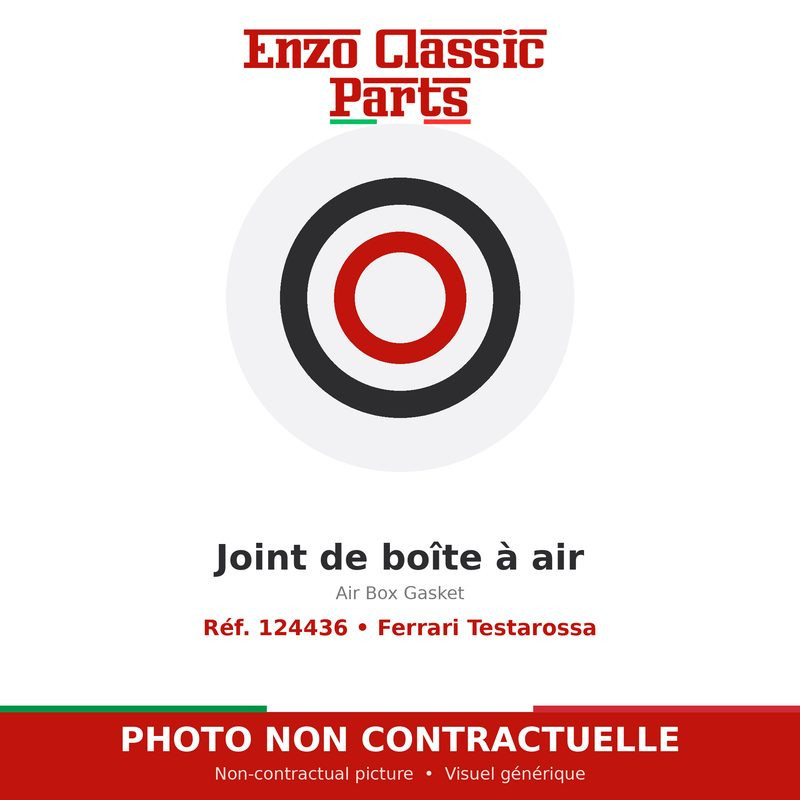 Ferrari Testarossa - Air Box Gasket - Ref. 124436