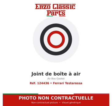 Ferrari Testarossa - Joint de boîte à air - Réf. 124436