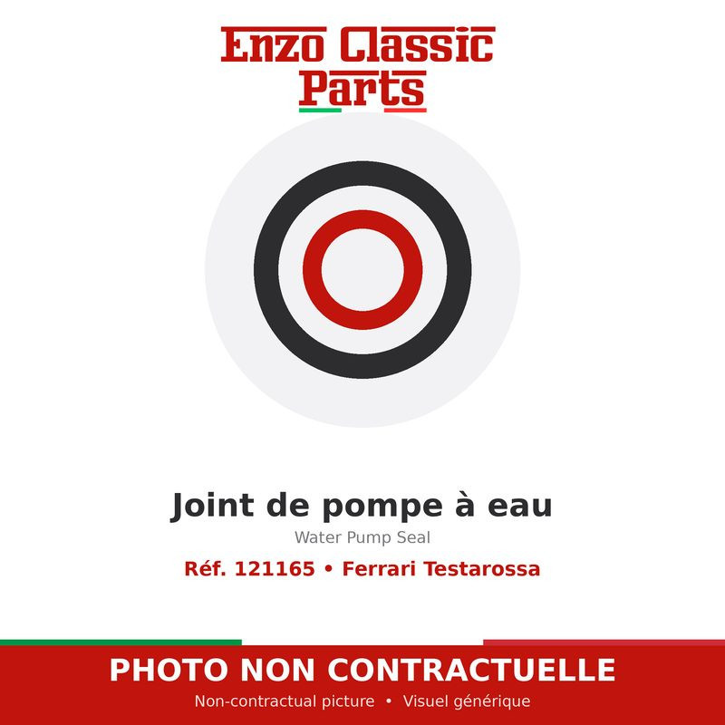 Ferrari Testarossa - Joint de pompe à eau - Réf. 121165