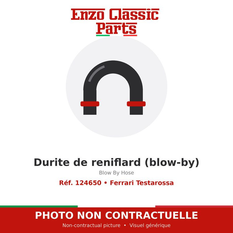 Ferrari Testarossa - Blow By Hose - Ref. 124650