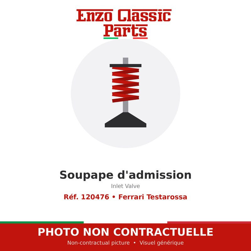 Ferrari Testarossa - Inlet Valve - Ref. 120476
