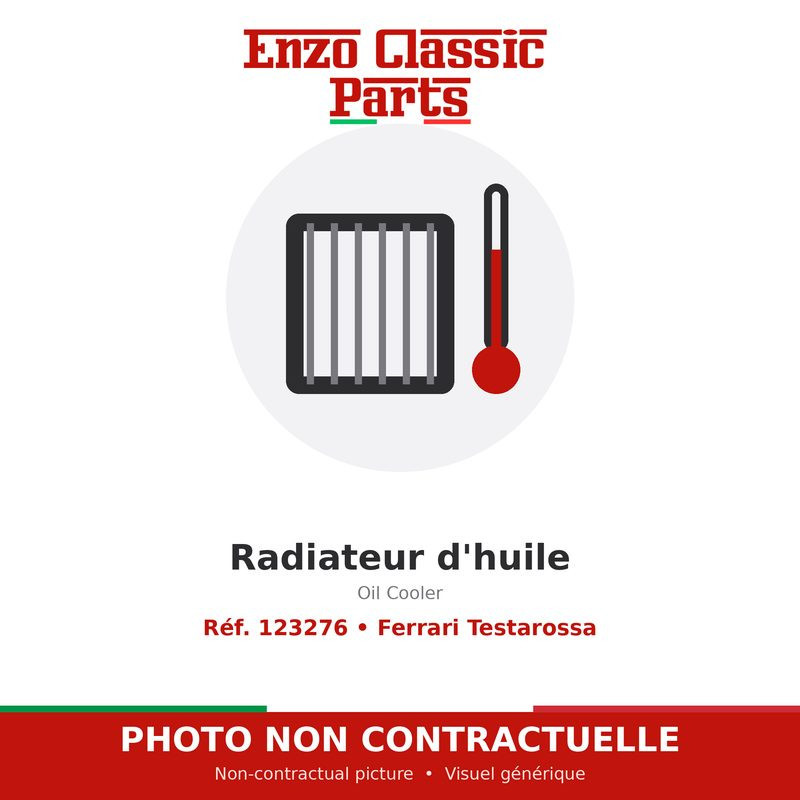 Ferrari Testarossa - Oil Cooler - Ref. 123276