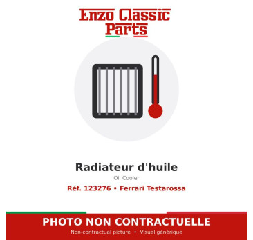 Ferrari Testarossa - Radiateur d'huile - Réf. 123276
