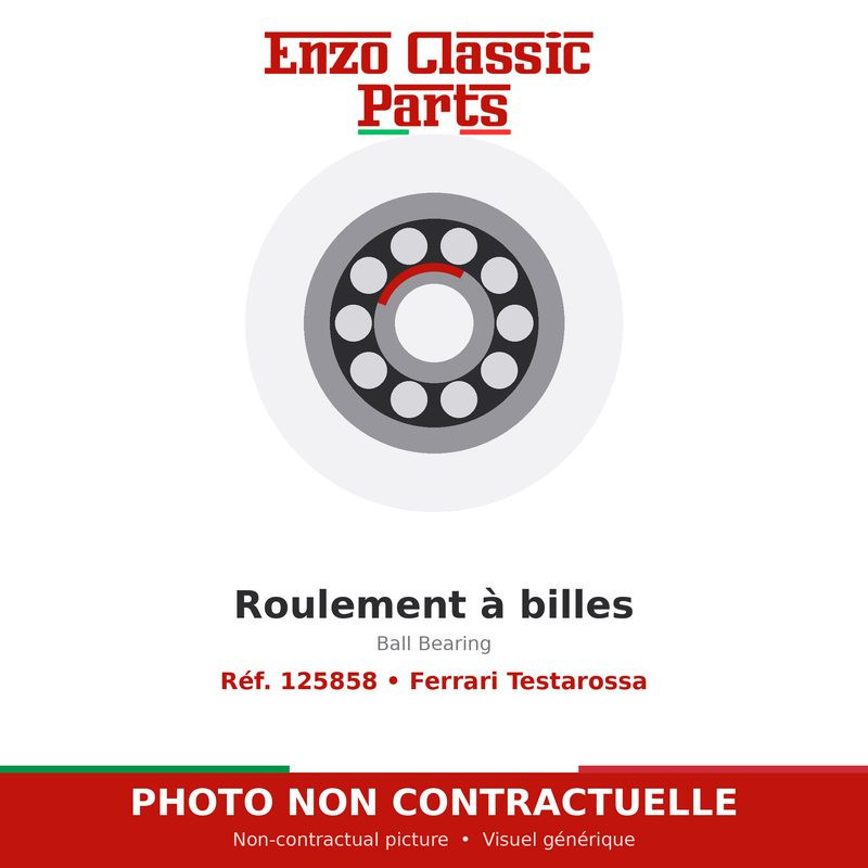 Ferrari Testarossa - Roulement à billes - Réf. 125858