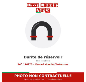 Durite de réservoir Ferrari Mondial/Testarossa 116270