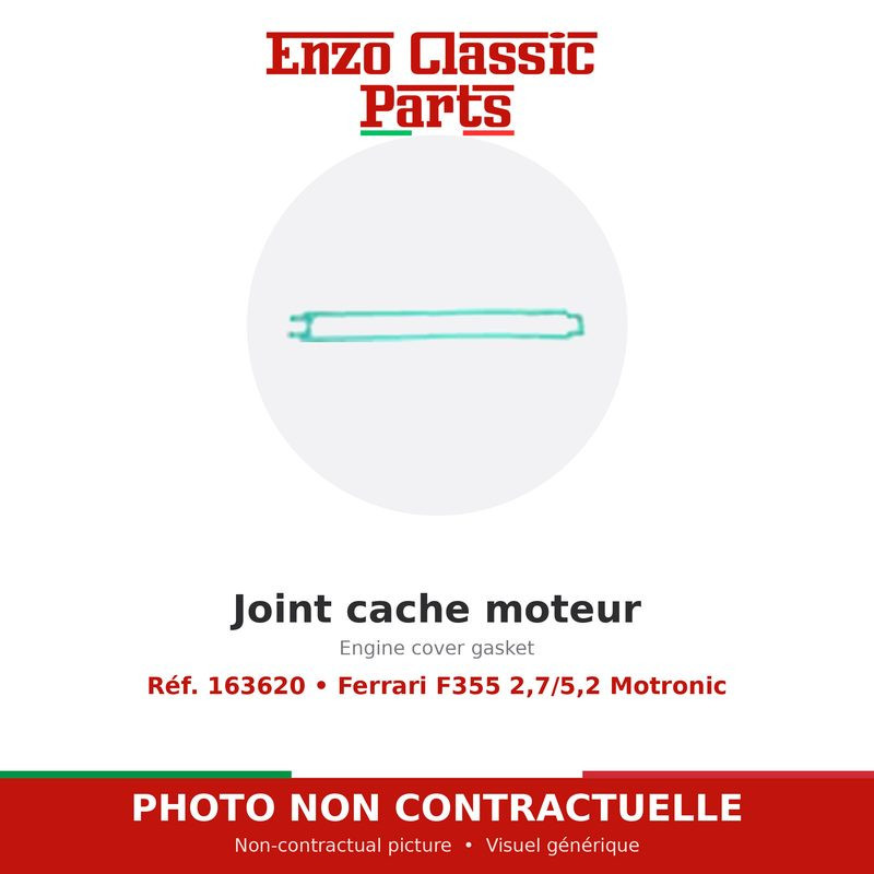 Joint cache moteur Ferrari F355 2,7/5,2 motronic 163620