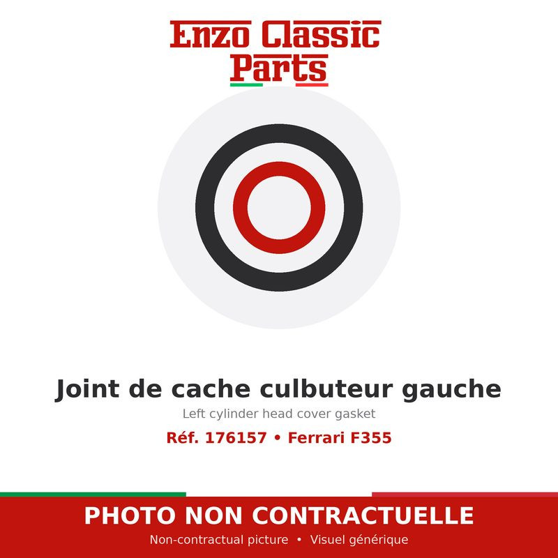 Joint de cache culbuteur gauche Ferrari F355 (176157)