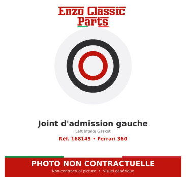 Joint d'admission gauche Ferrari 360 - Réf. 168145