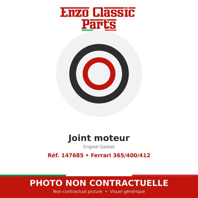 Engine Gasket Ferrari 365/400/412 - Ref. 147685