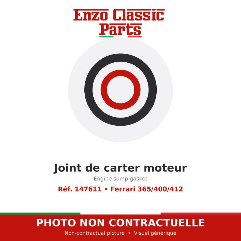 Joint de carter moteur 147611 Ferrari 365/400/412