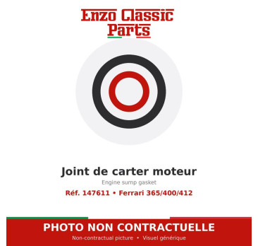 Engine sump gasket 147611 Ferrari 365/400/412