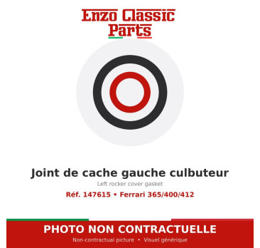 Left rocker cover gasket Ferrari 365/400/412 (147615)