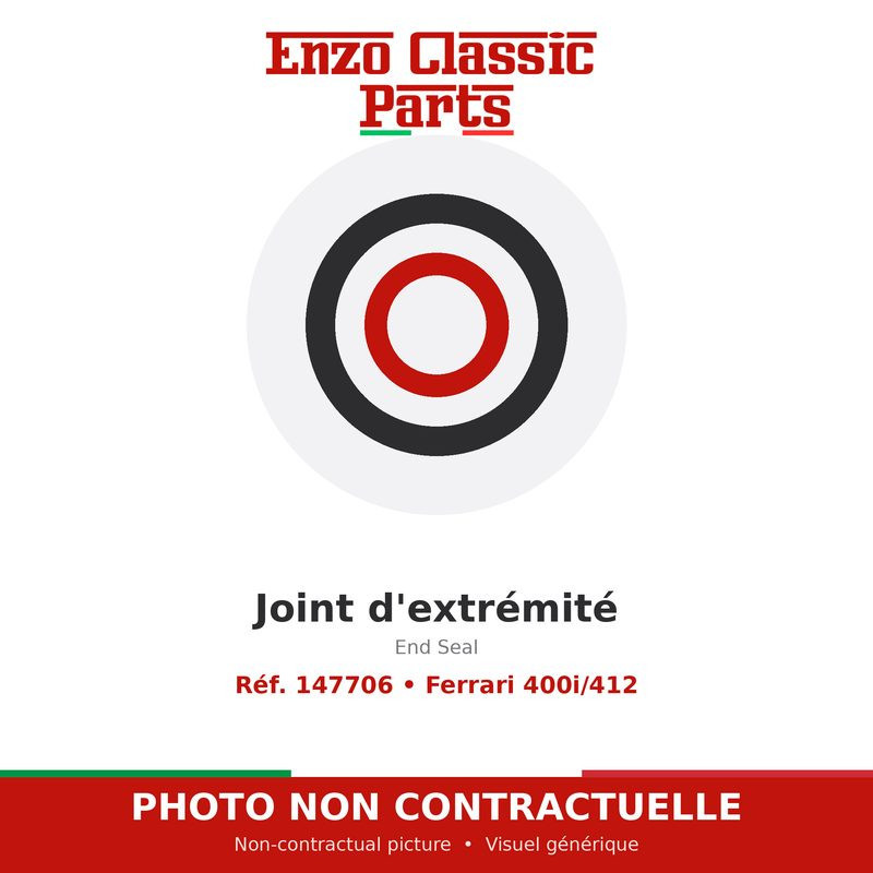 Joint d'extrémité Ferrari 400i/412 - Réf. 147706