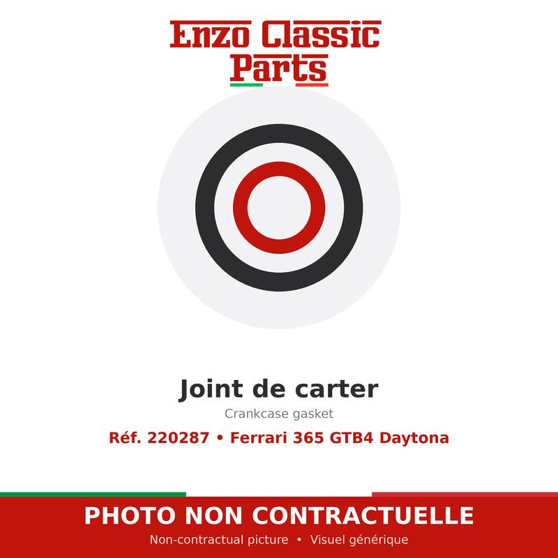 Crankcase gasket 220287 Ferrari 365 GTB4 Daytona